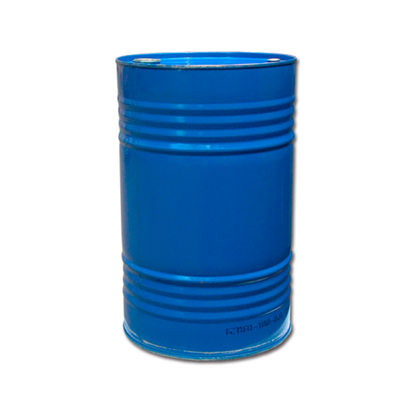 синяя металлическая бочка на 100 литров